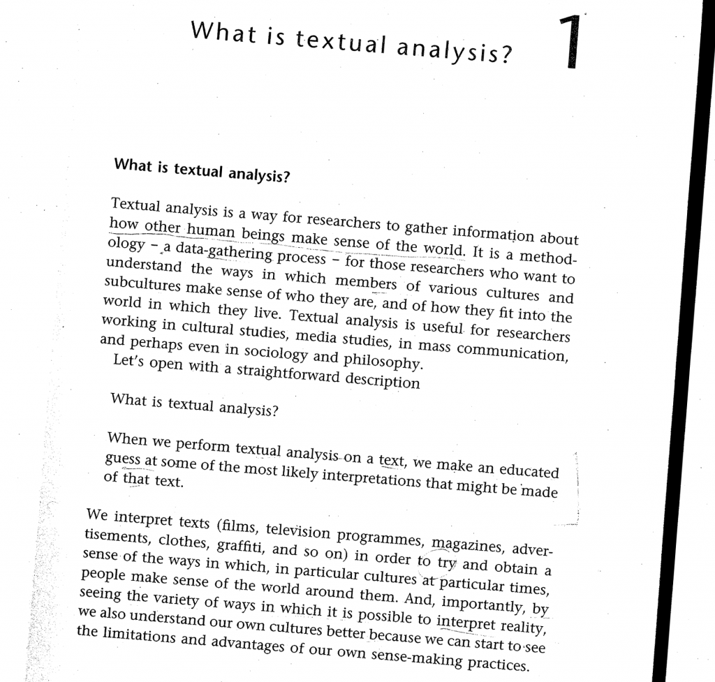 What is Textual Analysis?